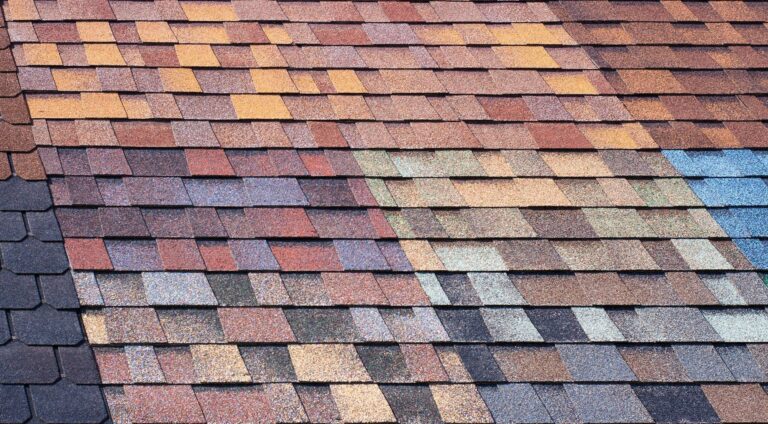A color example of 3-D shingles.