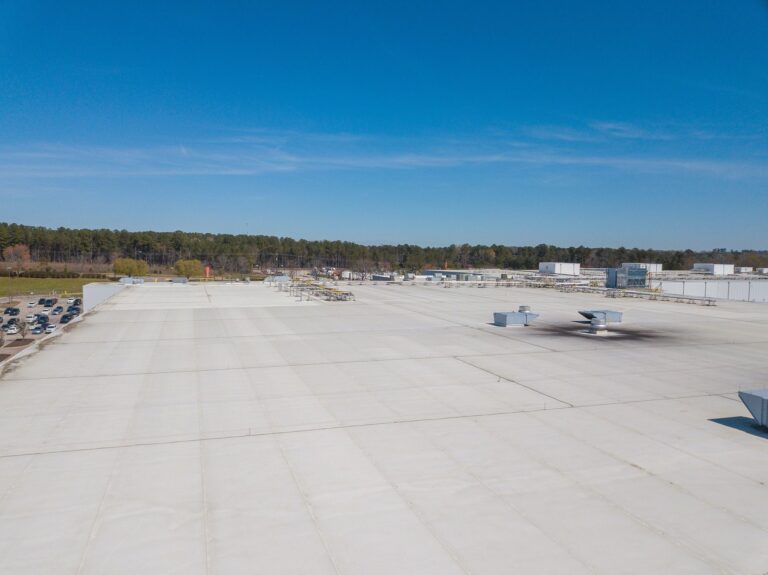 An example of a commercial roof in Chelsea, Alabama.