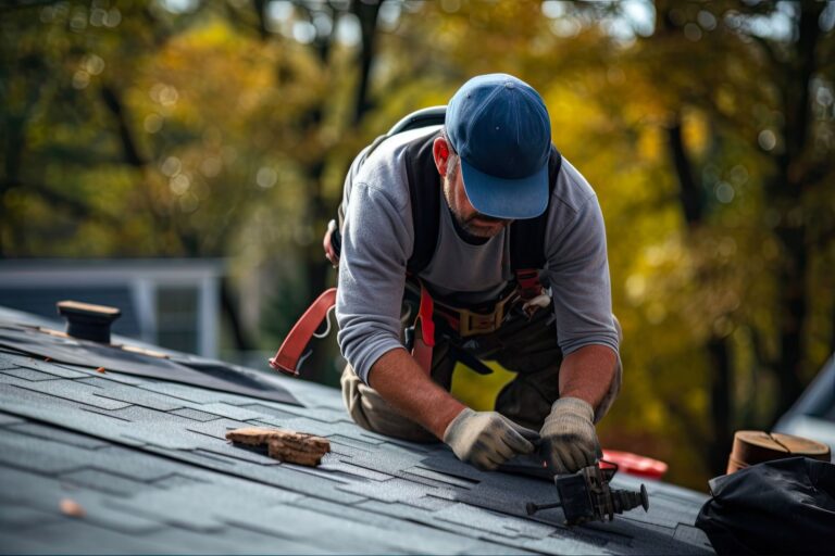 Roof installation in Helena, Alabama.